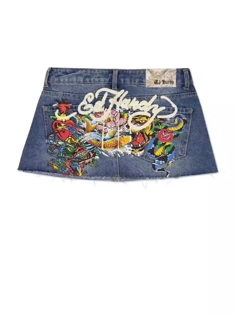 Women Denim Bodycon Mini Skirt