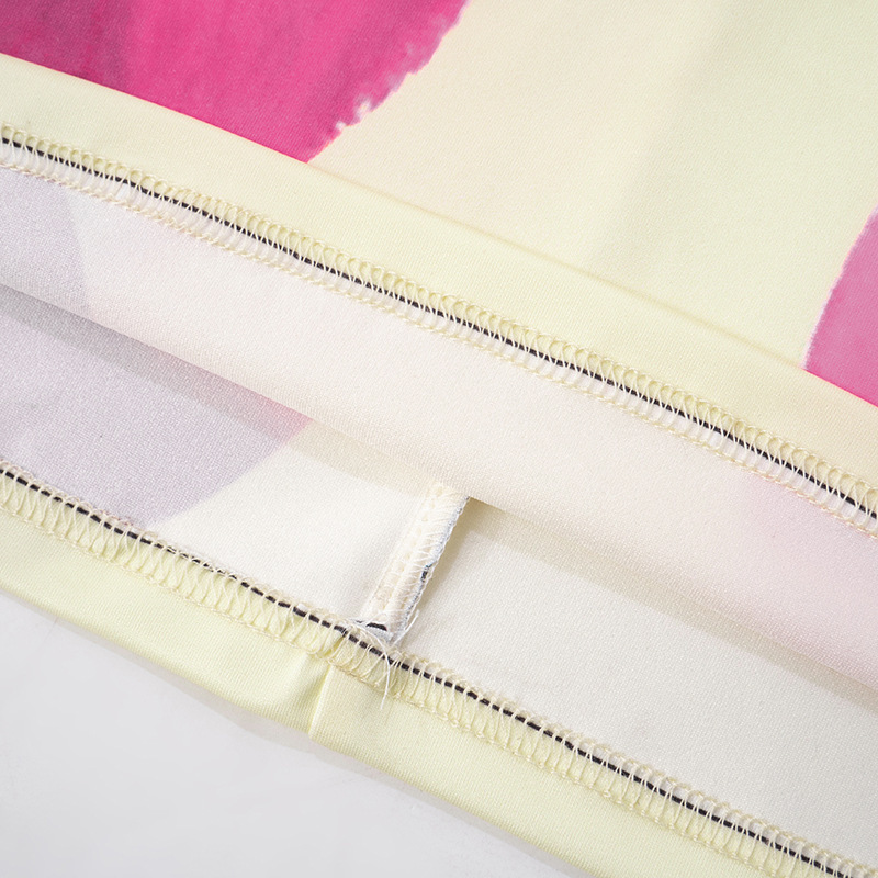 Women Summer Flower Print Suspender Top and Skirt Two Piece Set