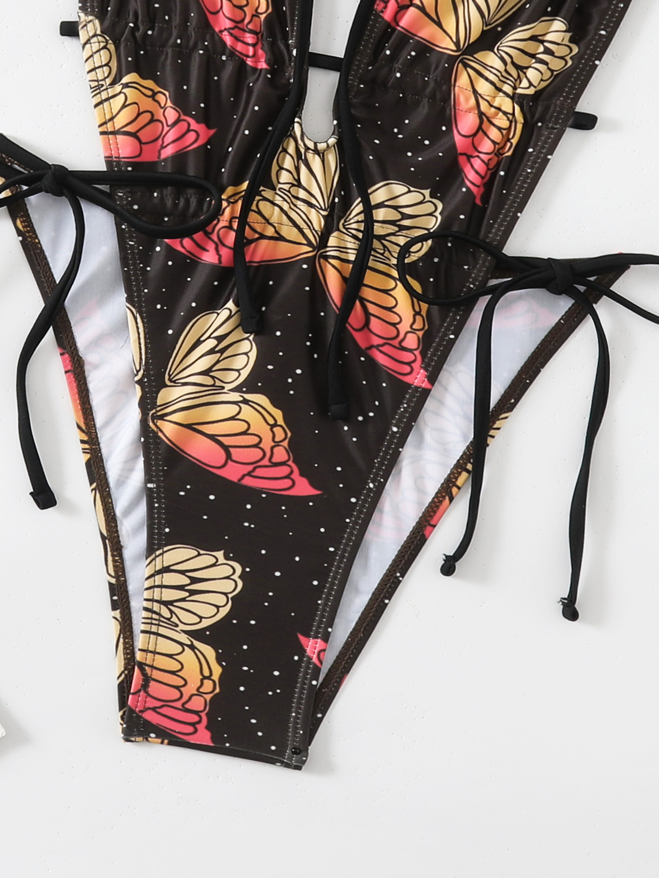 Sexy Butterfly Print One-Piece Swimsuit