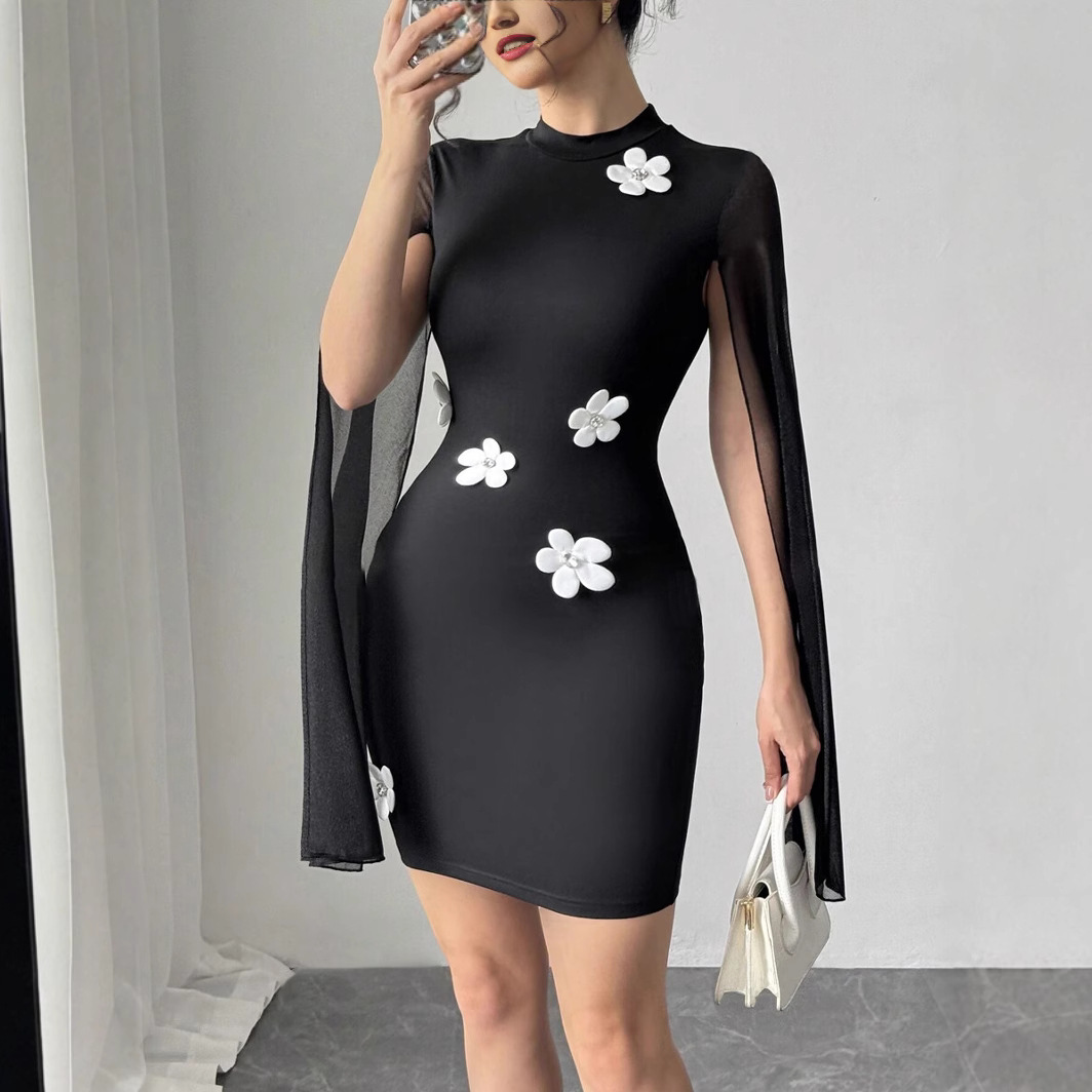 Women floral bodycon dress