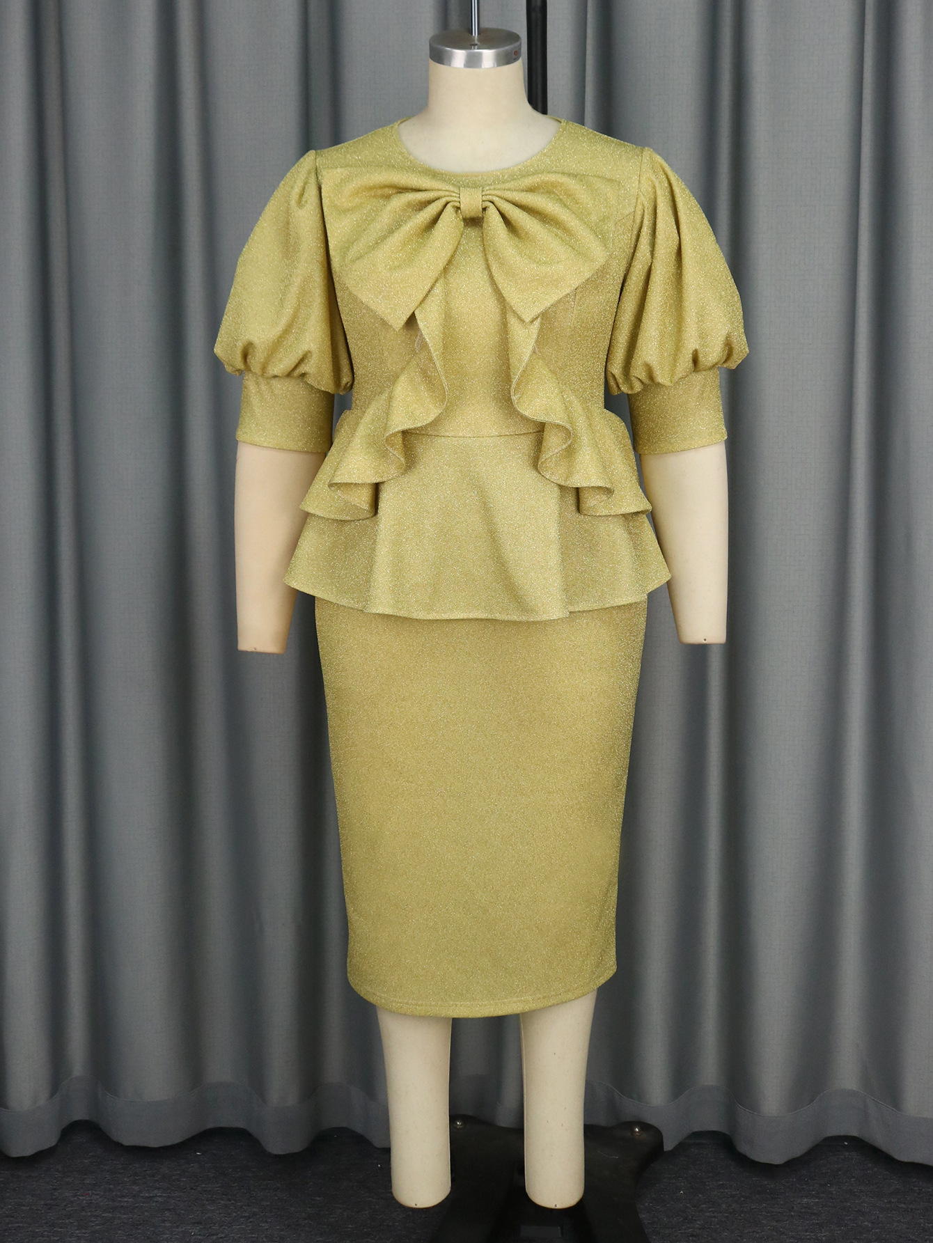 Women Ruffle Bodycon Dresses