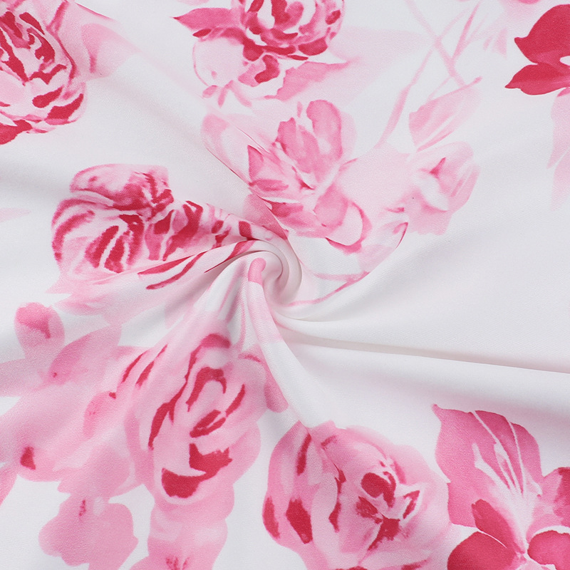 Women Spring Sexy Suspender Print Bodycon Dress