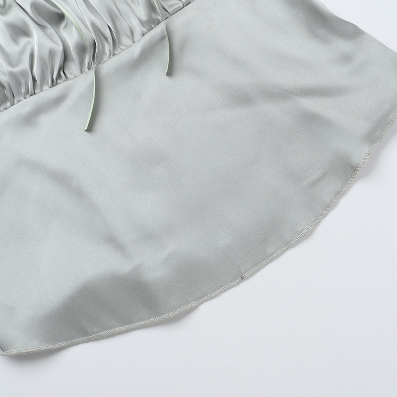 Women Sexy Summer Casual Pleated Suspender Top