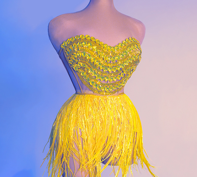 Fashion Halter Neck Strap Mini Dress Nude See-Through Sexy Party Dress