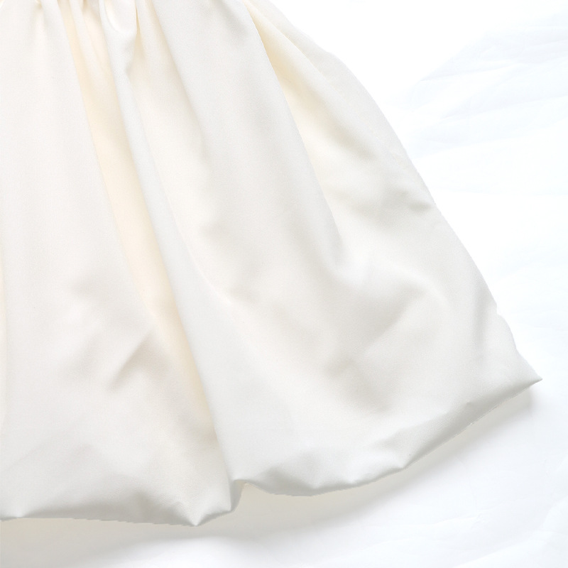 Summer Women's Turndown Collar Textured Mini Dress