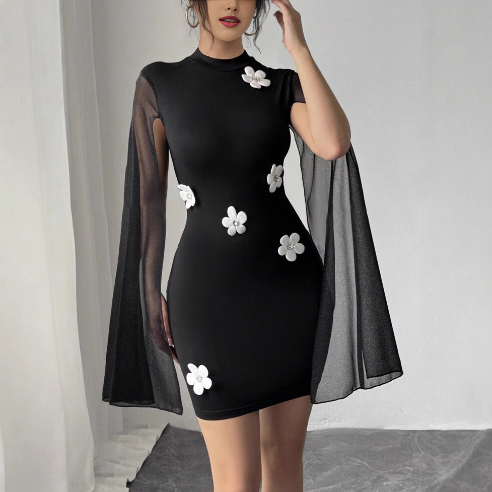 Women floral bodycon dress