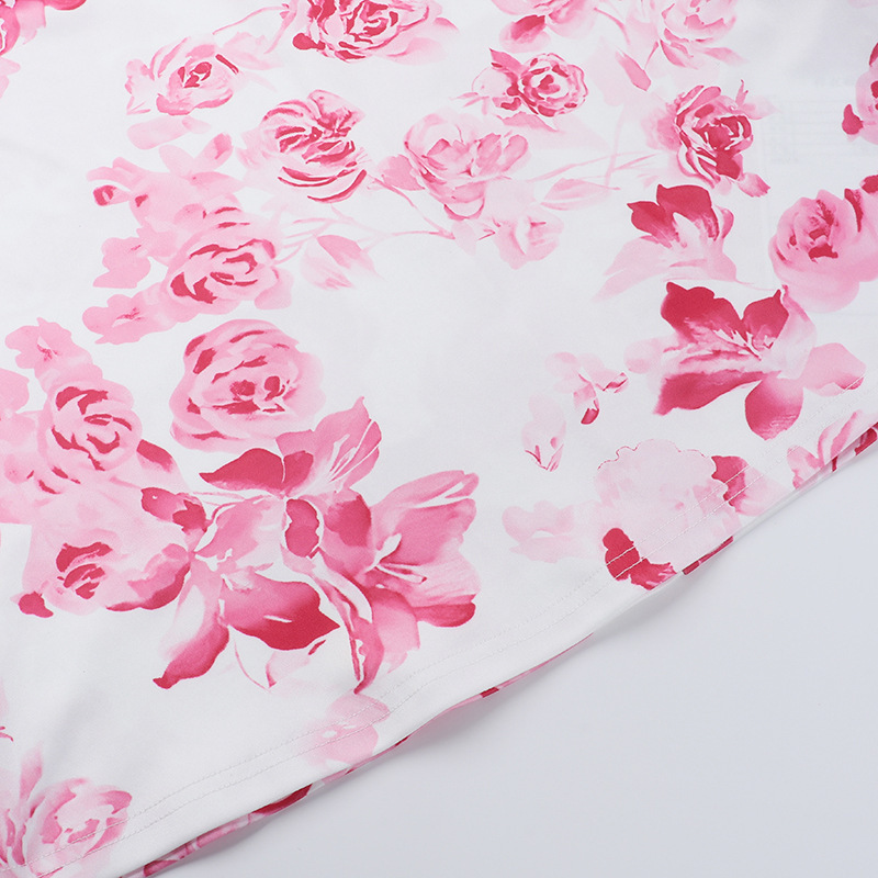 Women Spring Sexy Suspender Print Bodycon Dress