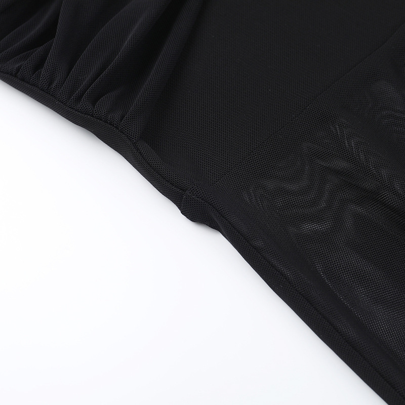 Women Summer Sexy Ribbon Half High Neck Sleeveless Dress