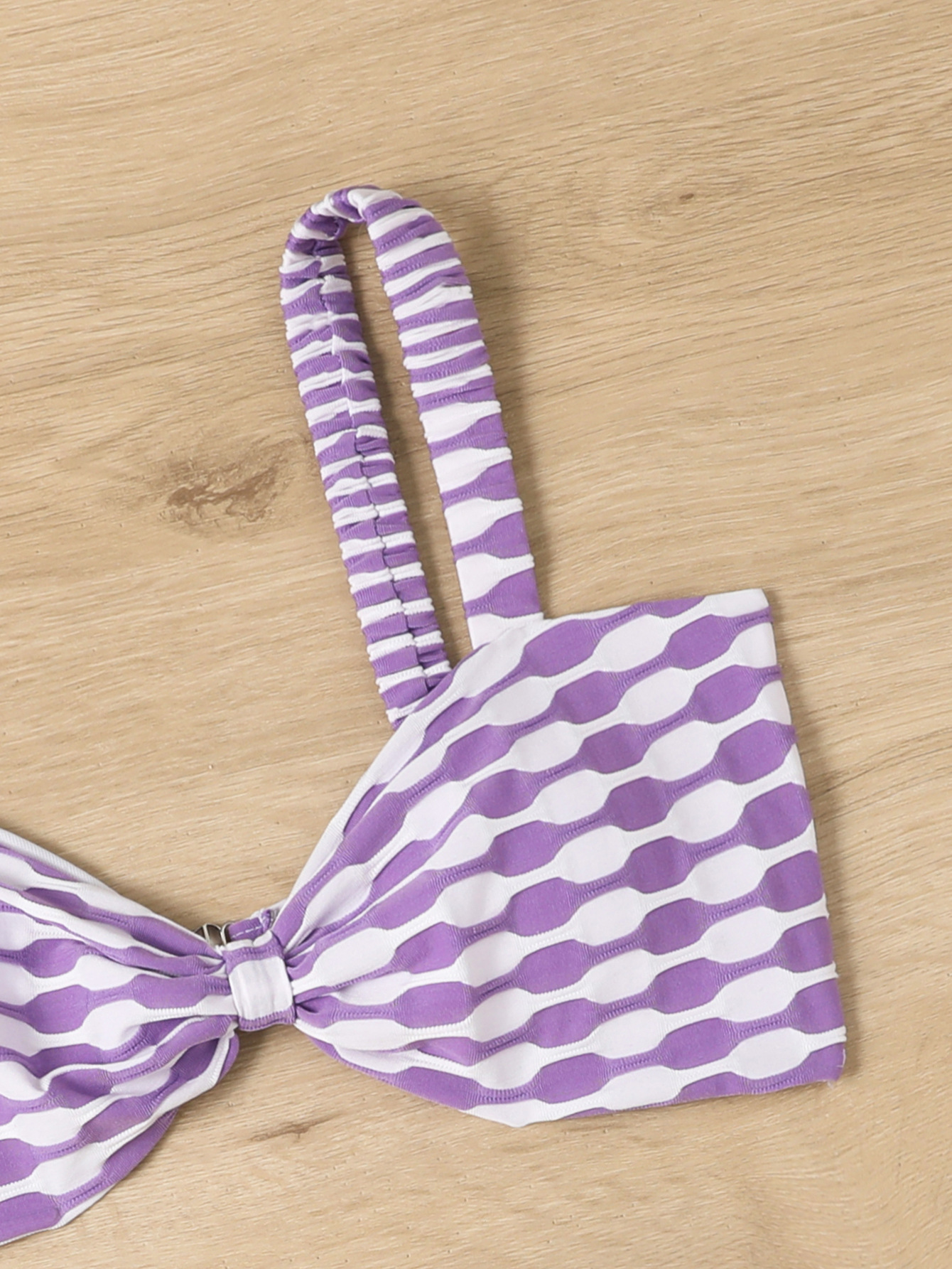 Sexy Striped Two-Piece Bikini Swimsuit for Women