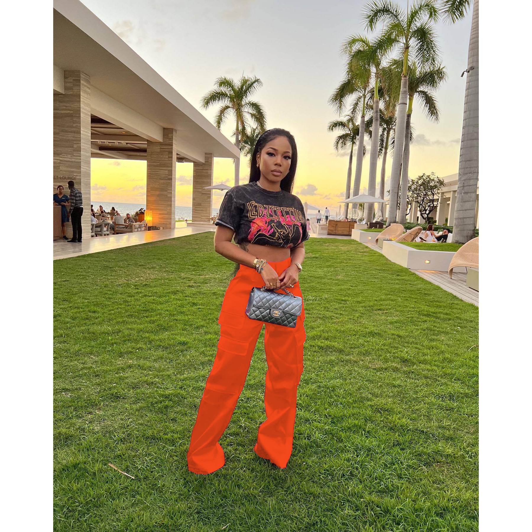 Women Casual Zipper Solid Pocket Zipper Trousers