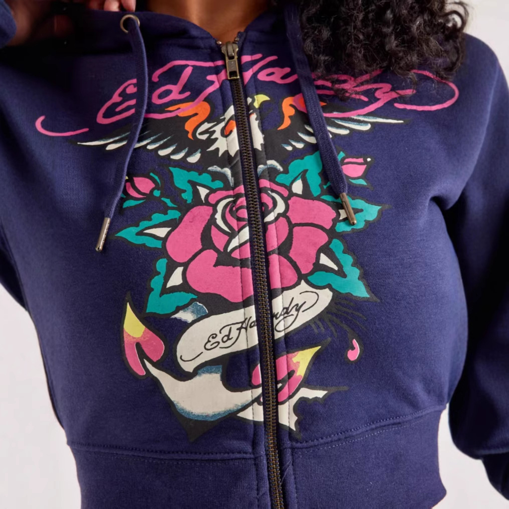 Women's Fashion Print Hoodie sweatpants Set