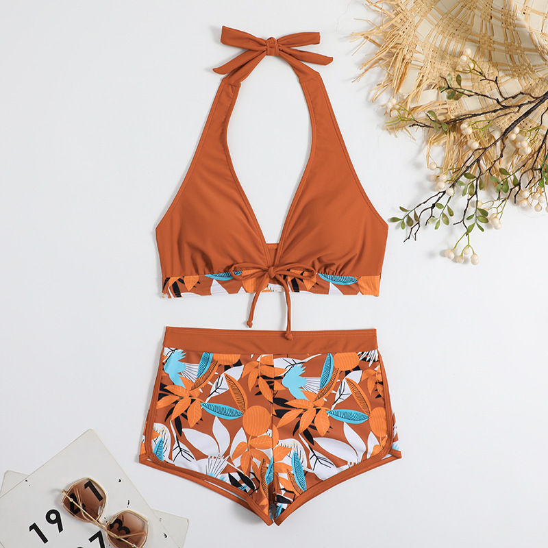 Sexy Printed Two-Piece Bikini Swimsuit for Women
