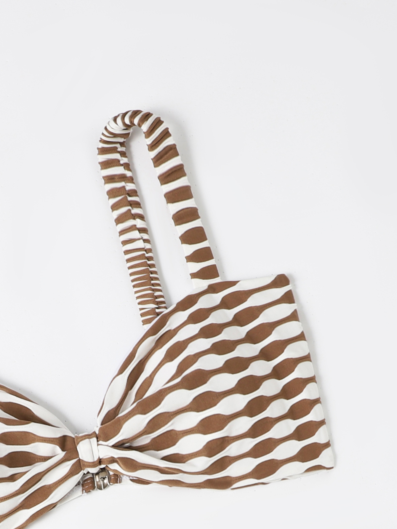 Sexy Striped Two-Piece Bikini Swimsuit for Women