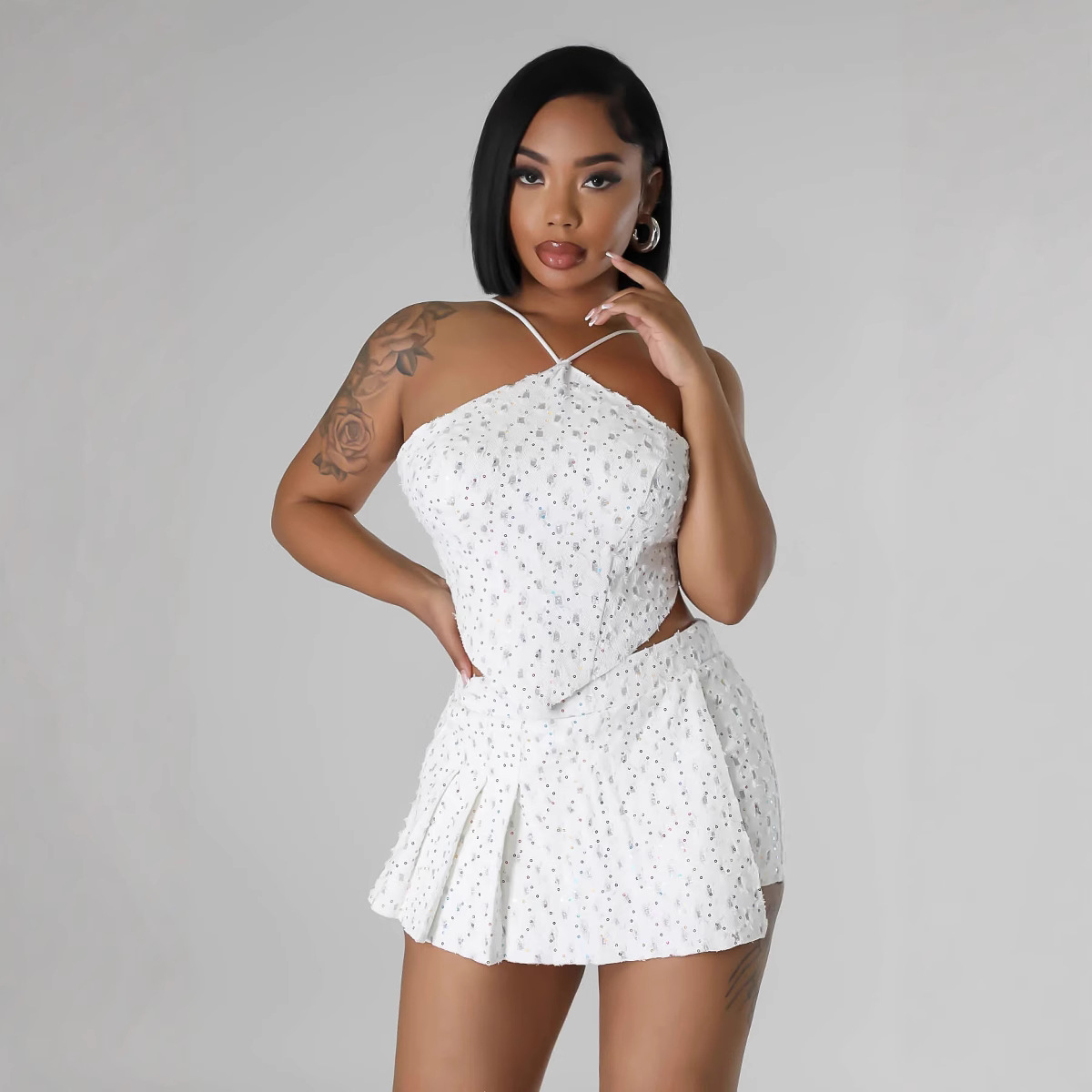 Women's Fashion Camisole and Shorts Set