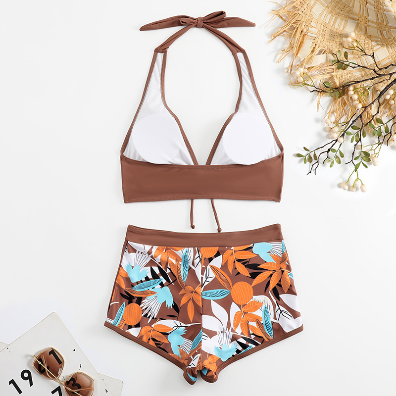 Sexy Printed Two-Piece Bikini Swimsuit for Women