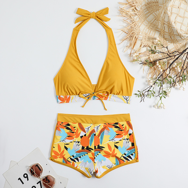 Sexy Printed Two-Piece Bikini Swimsuit for Women
