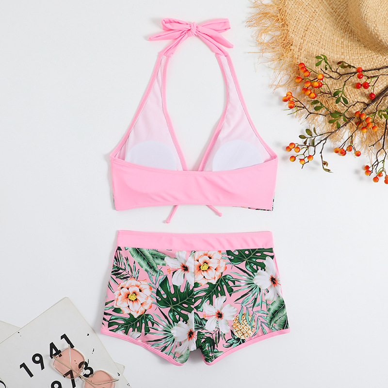 Sexy Printed Two-Piece Bikini Swimsuit for Women