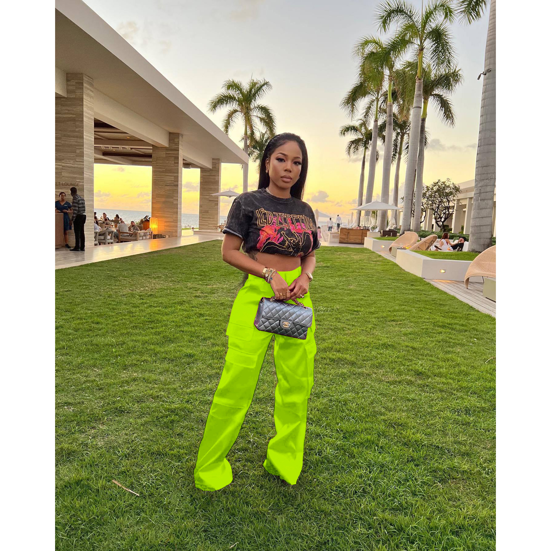 Women Casual Zipper Solid Pocket Zipper Trousers