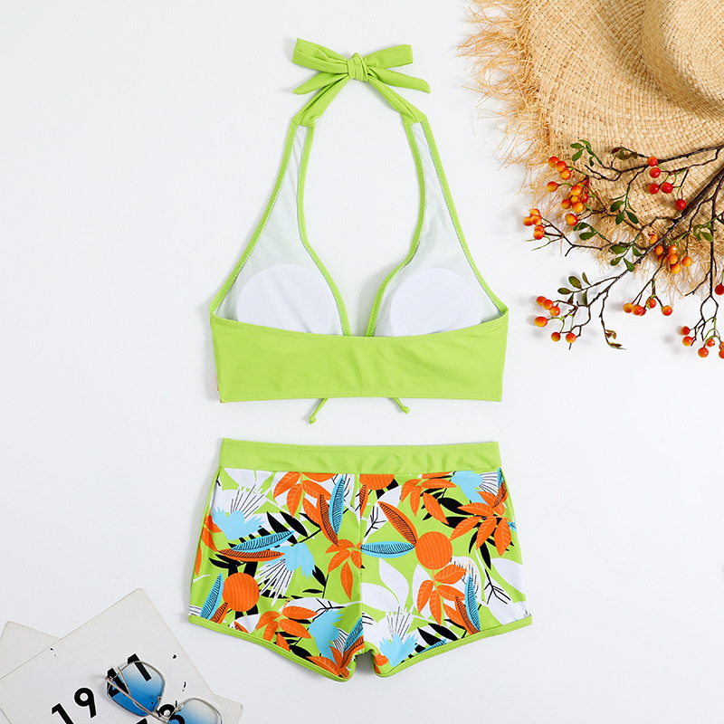 Sexy Printed Two-Piece Bikini Swimsuit for Women