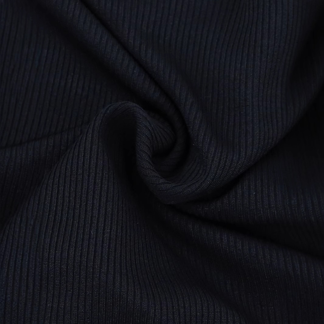 Women Spring Turndown Collar Black and White Patchwork Turndown Collar Wave Long Sleeve Shirt