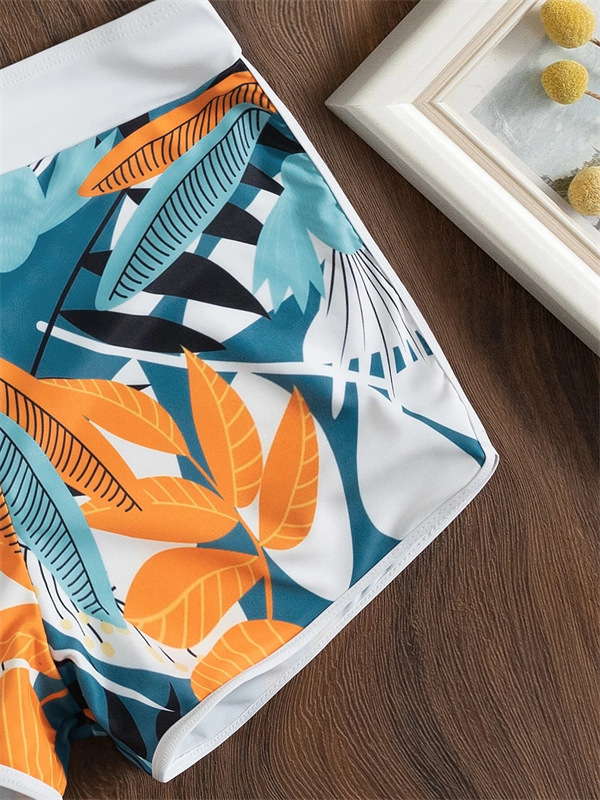 Sexy Printed Two-Piece Bikini Swimsuit for Women