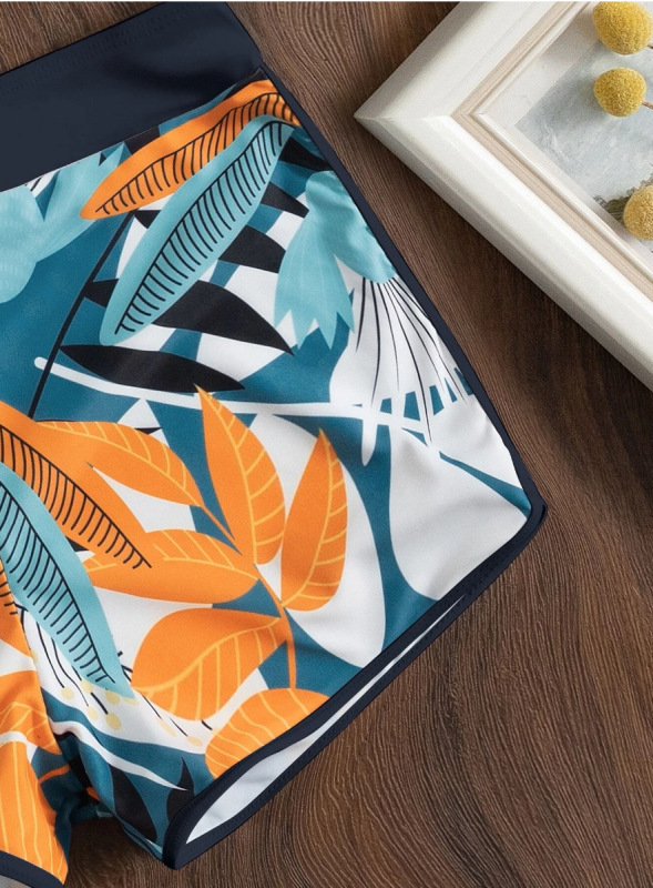 Sexy Printed Two-Piece Bikini Swimsuit for Women