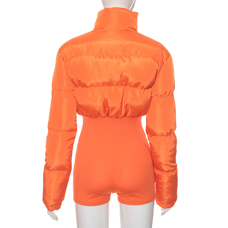 Women Sexy Long Sleeve Zipper Jumpsuit