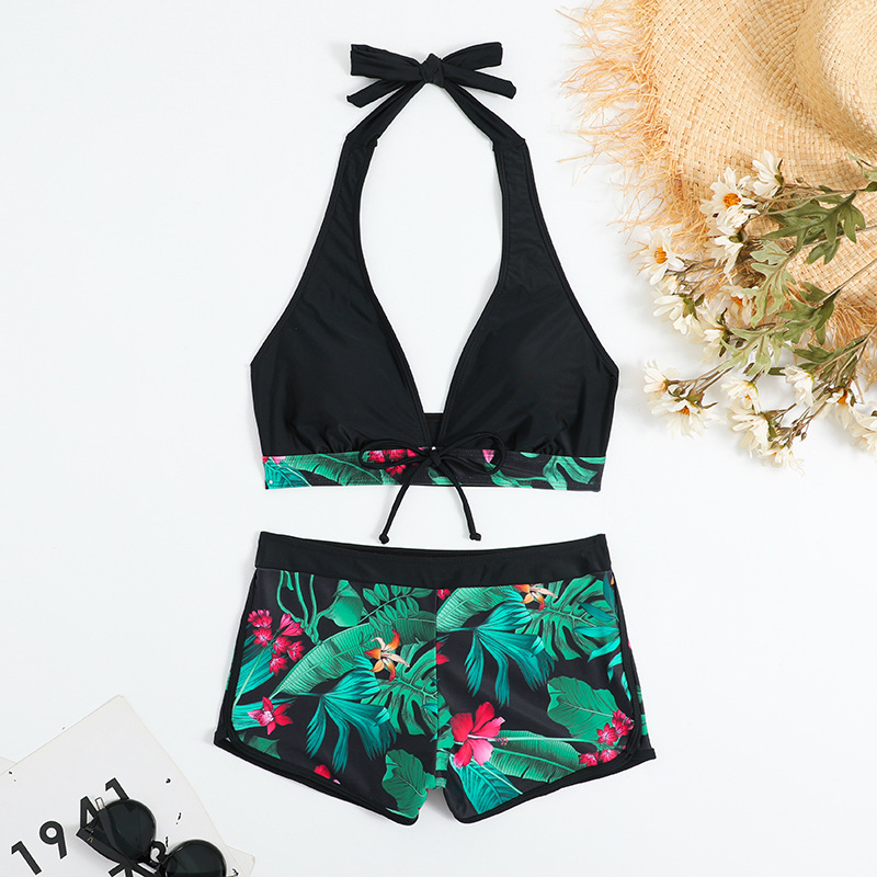 Sexy Printed Two-Piece Bikini Swimsuit for Women