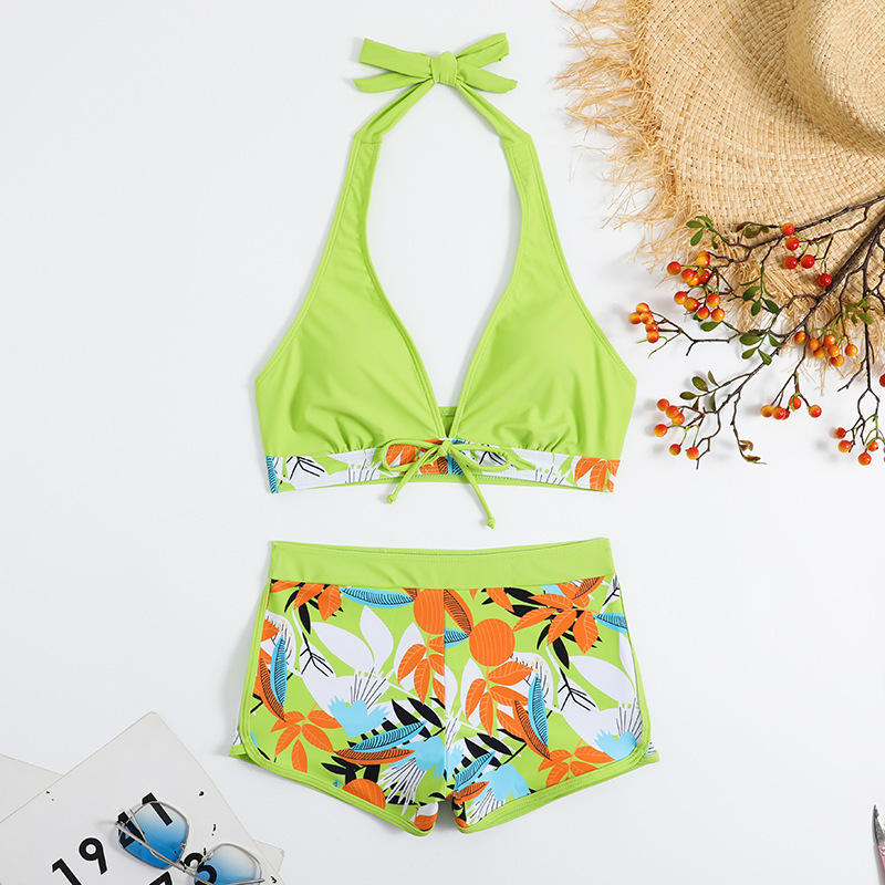 Sexy Printed Two-Piece Bikini Swimsuit for Women