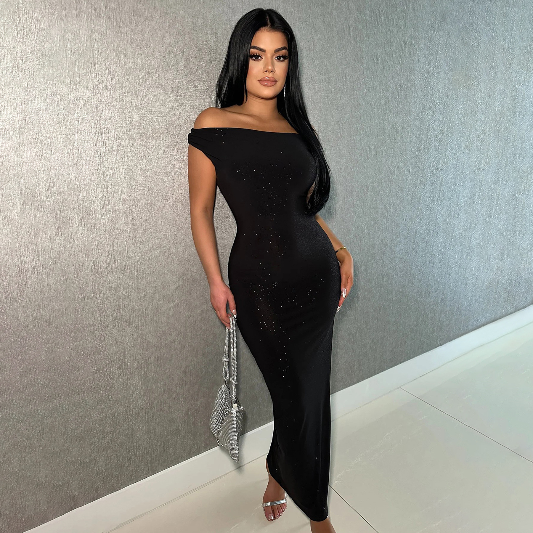 Fashionable Off-Shoulder Bodycon Dress for Women
