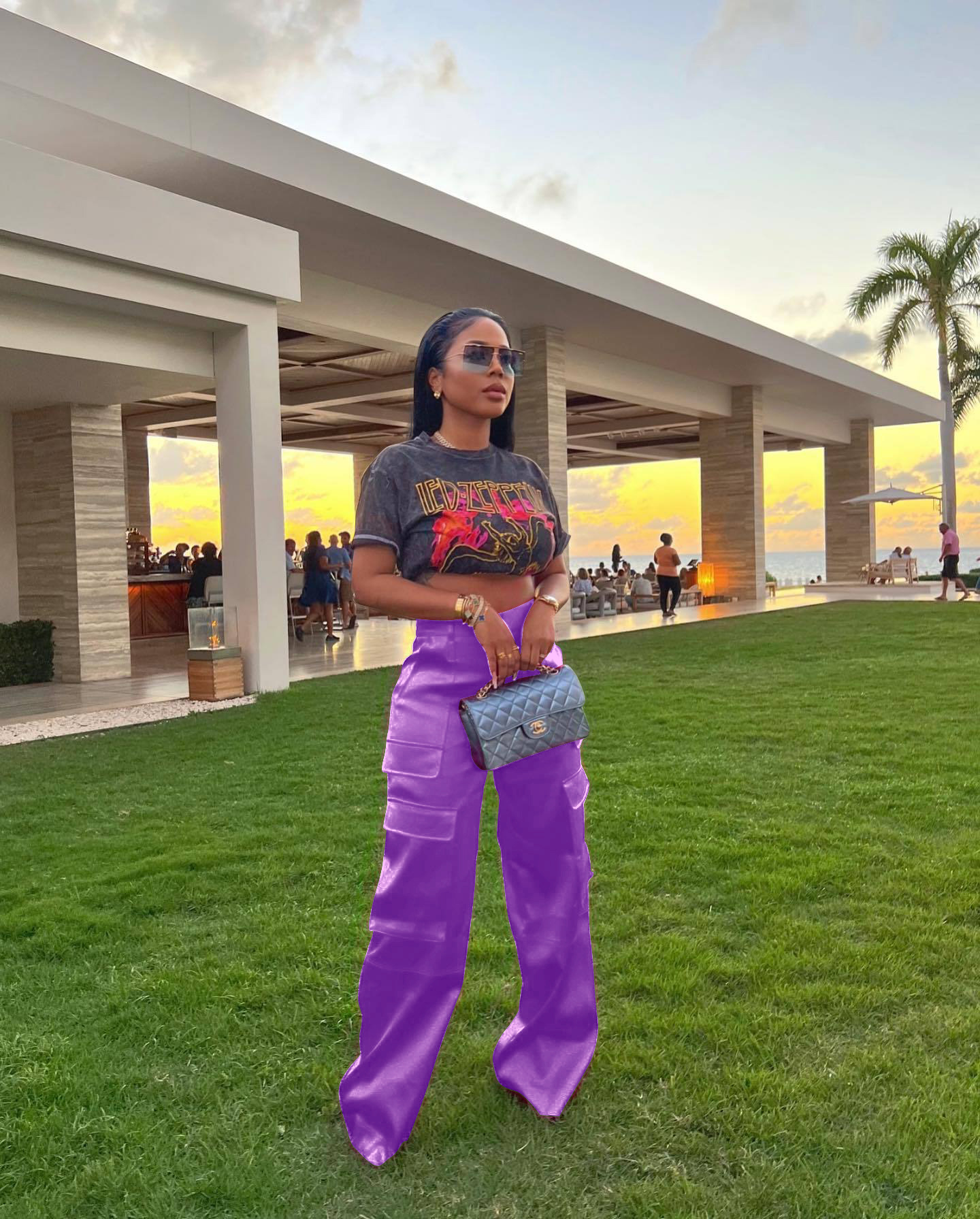 Women Casual Zipper Solid Pocket Zipper Trousers