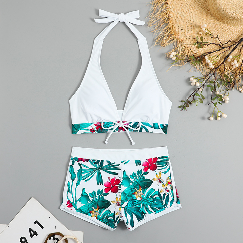 Sexy Printed Two-Piece Bikini Swimsuit for Women