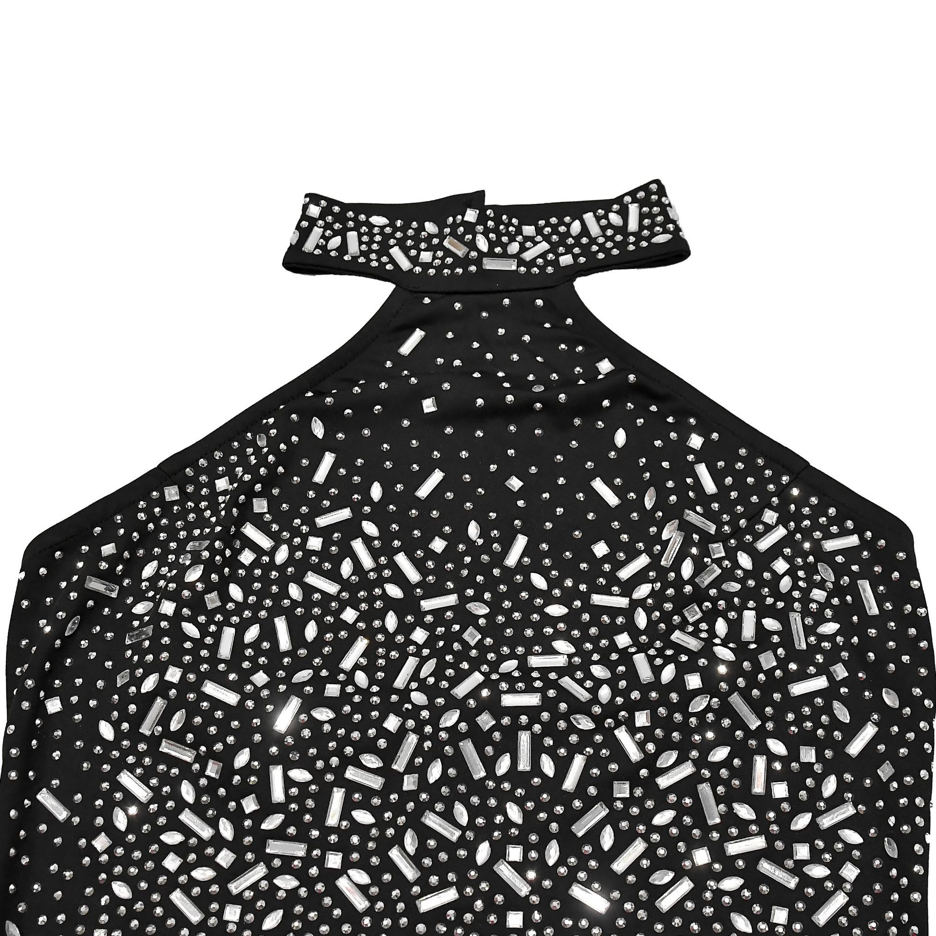 Women Beaded Sleeveless Backless Sexy Bodycon Dress