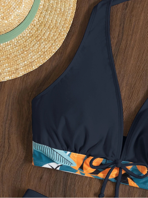 Sexy Printed Two-Piece Bikini Swimsuit for Women