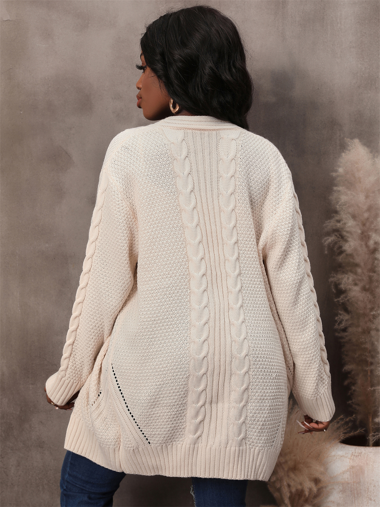 Women Long Sleeve Cardigan Sweater