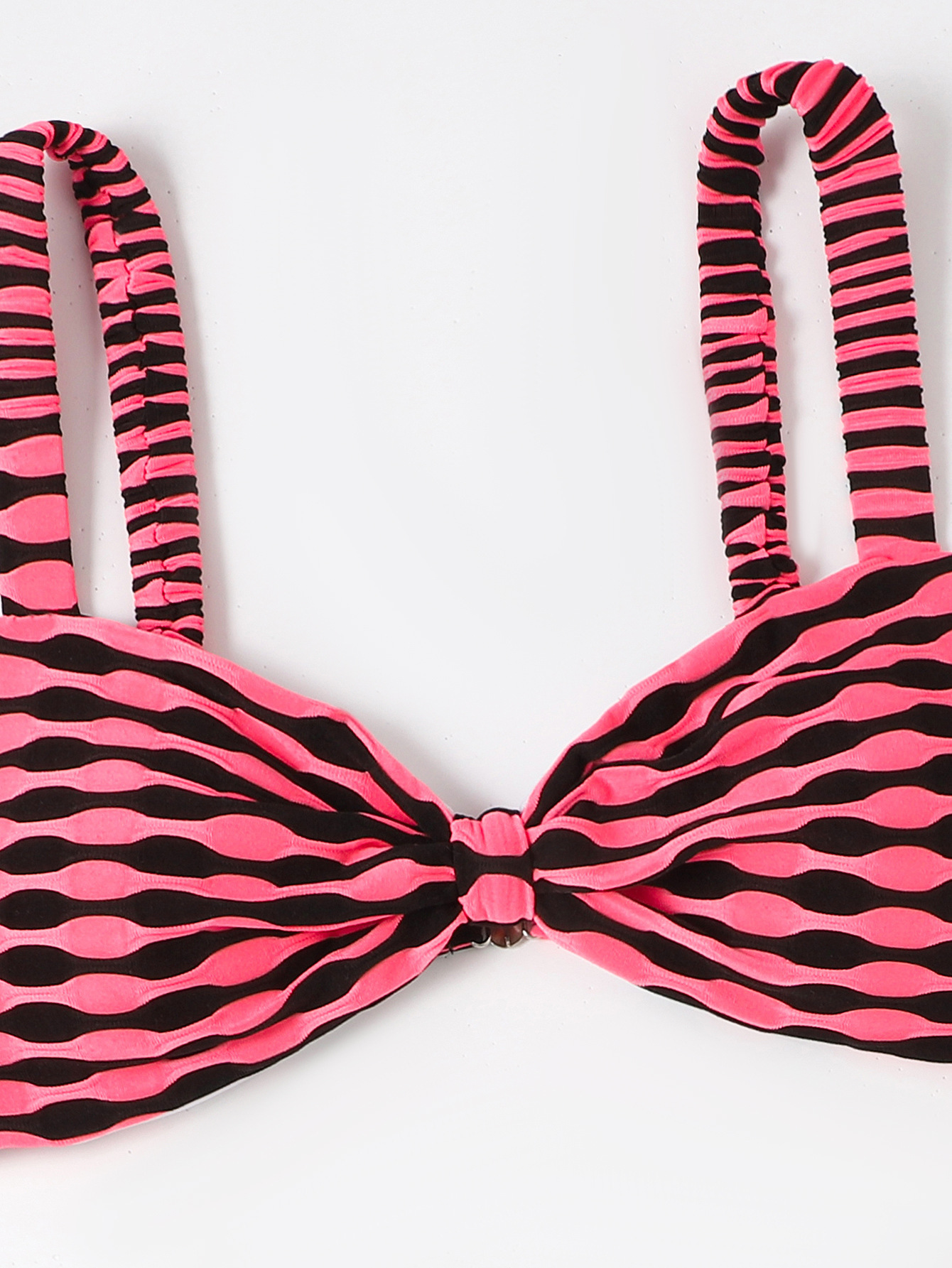 Sexy Striped Two-Piece Bikini Swimsuit for Women