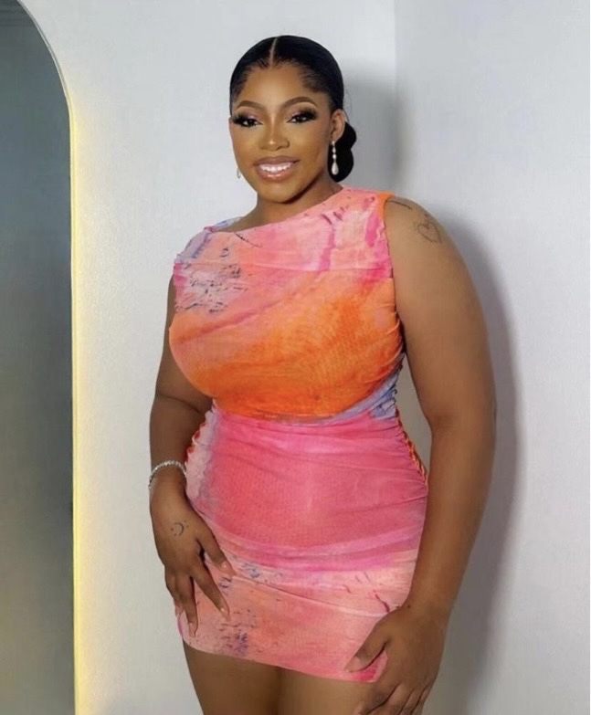 Tight-Fit Sexy Mesh Sleeveless Ruched Bodycon Dress